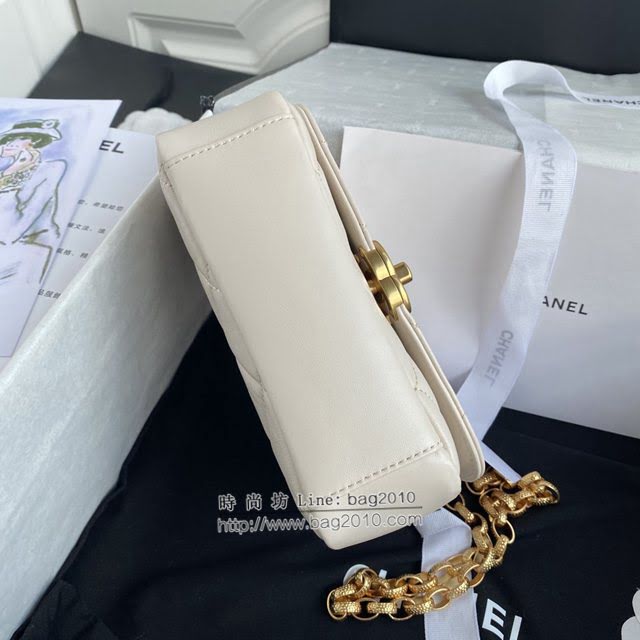 Chanel女包 香奈兒專櫃最新款限量版金幣包 Chanel小號金幣鏈條斜挎女包 AS2189  djc4205